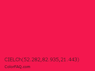 CIELCh 52.282,82.935,21.443 Color Image