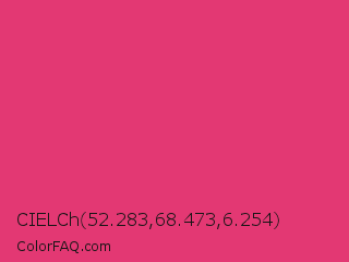 CIELCh 52.283,68.473,6.254 Color Image