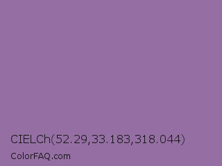 CIELCh 52.29,33.183,318.044 Color Image