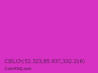 CIELCh 52.323,85.937,332.218 Color Image
