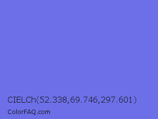 CIELCh 52.338,69.746,297.601 Color Image