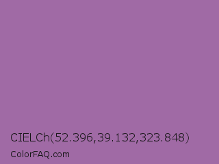 CIELCh 52.396,39.132,323.848 Color Image