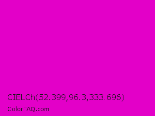 CIELCh 52.399,96.3,333.696 Color Image
