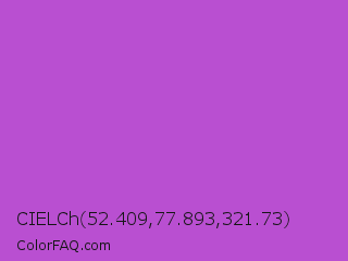 CIELCh 52.409,77.893,321.73 Color Image
