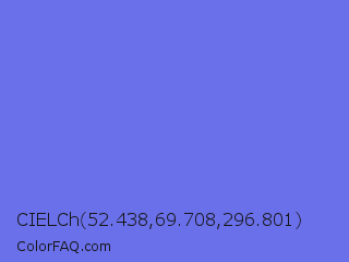 CIELCh 52.438,69.708,296.801 Color Image