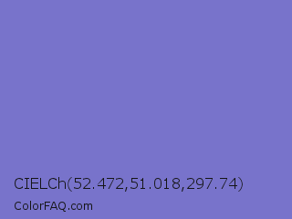 CIELCh 52.472,51.018,297.74 Color Image