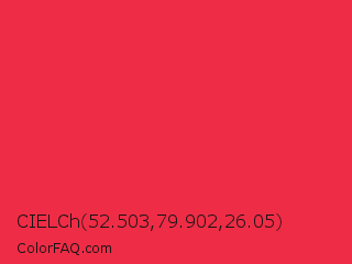 CIELCh 52.503,79.902,26.05 Color Image