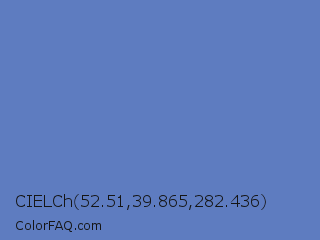 CIELCh 52.51,39.865,282.436 Color Image