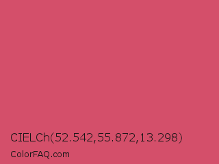 CIELCh 52.542,55.872,13.298 Color Image