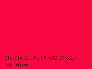 CIELCh 52.565,88.682,26.621 Color Image