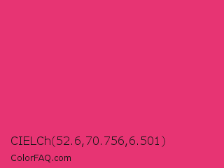 CIELCh 52.6,70.756,6.501 Color Image