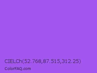 CIELCh 52.768,87.515,312.25 Color Image