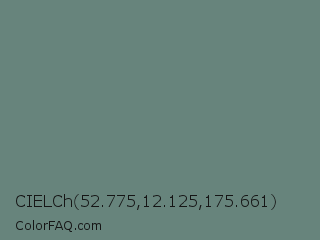 CIELCh 52.775,12.125,175.661 Color Image