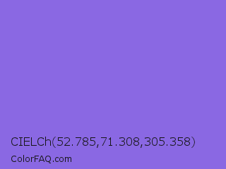 CIELCh 52.785,71.308,305.358 Color Image