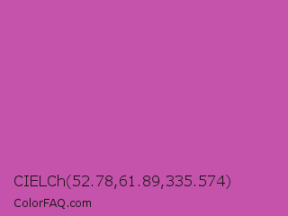 CIELCh 52.78,61.89,335.574 Color Image
