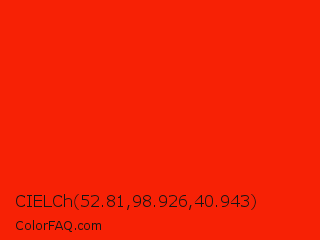 CIELCh 52.81,98.926,40.943 Color Image