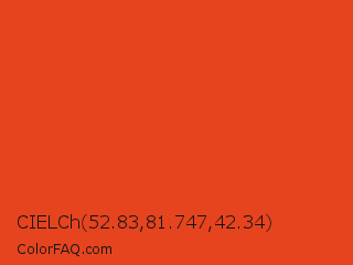 CIELCh 52.83,81.747,42.34 Color Image