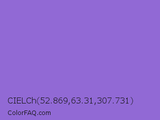 CIELCh 52.869,63.31,307.731 Color Image