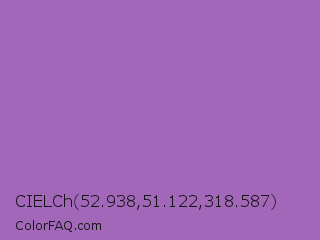 CIELCh 52.938,51.122,318.587 Color Image
