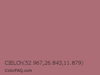 CIELCh 52.967,26.843,11.879 Color Image