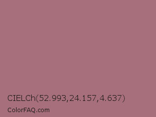 CIELCh 52.993,24.157,4.637 Color Image