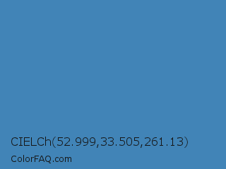 CIELCh 52.999,33.505,261.13 Color Image