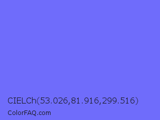 CIELCh 53.026,81.916,299.516 Color Image
