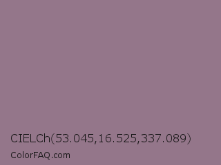 CIELCh 53.045,16.525,337.089 Color Image