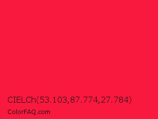 CIELCh 53.103,87.774,27.784 Color Image