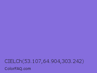 CIELCh 53.107,64.904,303.242 Color Image