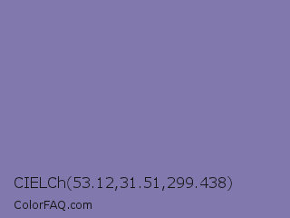 CIELCh 53.12,31.51,299.438 Color Image