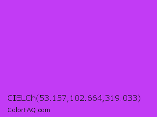 CIELCh 53.157,102.664,319.033 Color Image