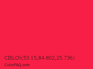CIELCh 53.15,84.802,25.736 Color Image