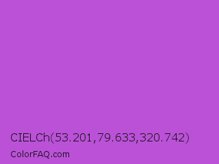 CIELCh 53.201,79.633,320.742 Color Image