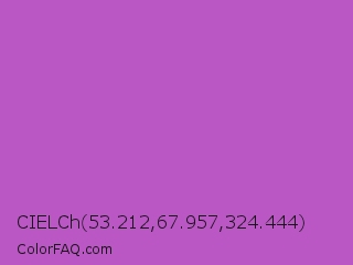 CIELCh 53.212,67.957,324.444 Color Image