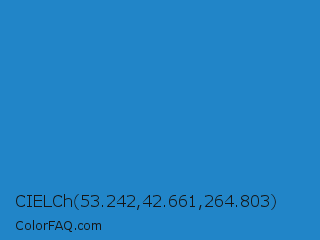 CIELCh 53.242,42.661,264.803 Color Image