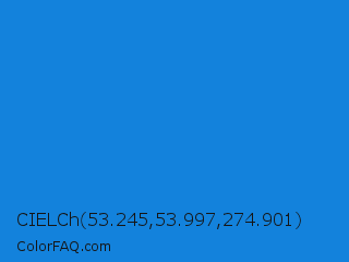 CIELCh 53.245,53.997,274.901 Color Image