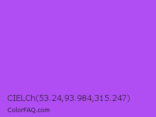 CIELCh 53.24,93.984,315.247 Color Image