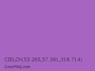 CIELCh 53.265,57.391,318.714 Color Image