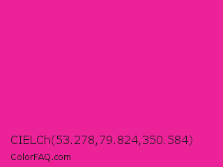 CIELCh 53.278,79.824,350.584 Color Image