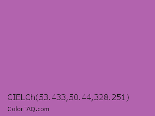 CIELCh 53.433,50.44,328.251 Color Image