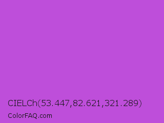 CIELCh 53.447,82.621,321.289 Color Image