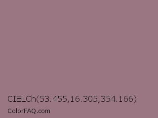 CIELCh 53.455,16.305,354.166 Color Image