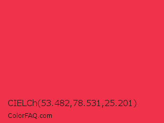 CIELCh 53.482,78.531,25.201 Color Image