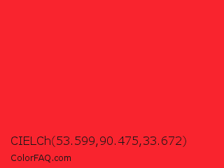 CIELCh 53.599,90.475,33.672 Color Image