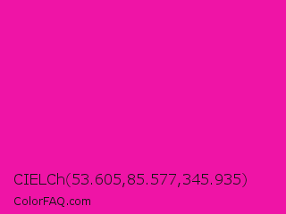 CIELCh 53.605,85.577,345.935 Color Image