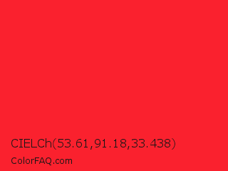 CIELCh 53.61,91.18,33.438 Color Image