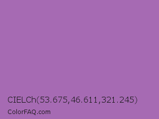 CIELCh 53.675,46.611,321.245 Color Image