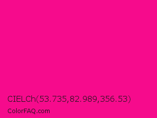 CIELCh 53.735,82.989,356.53 Color Image