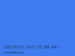 CIELCh 53.74,67.02,286.847 Color Image